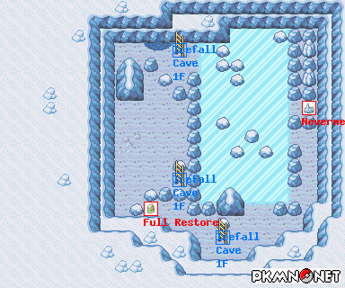 Dex :: Icefall Cave B1F in FireRed :: PKMN.NET