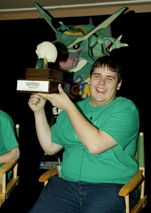 Chris Darling, Pokémon Champion and wearer of a green shirt