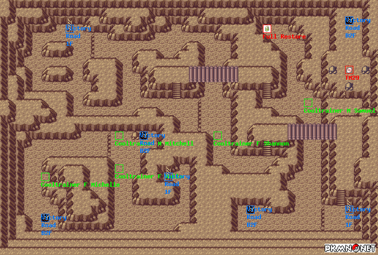 Dex :: Victory Road B1F in Emerald :: PKMN.NET